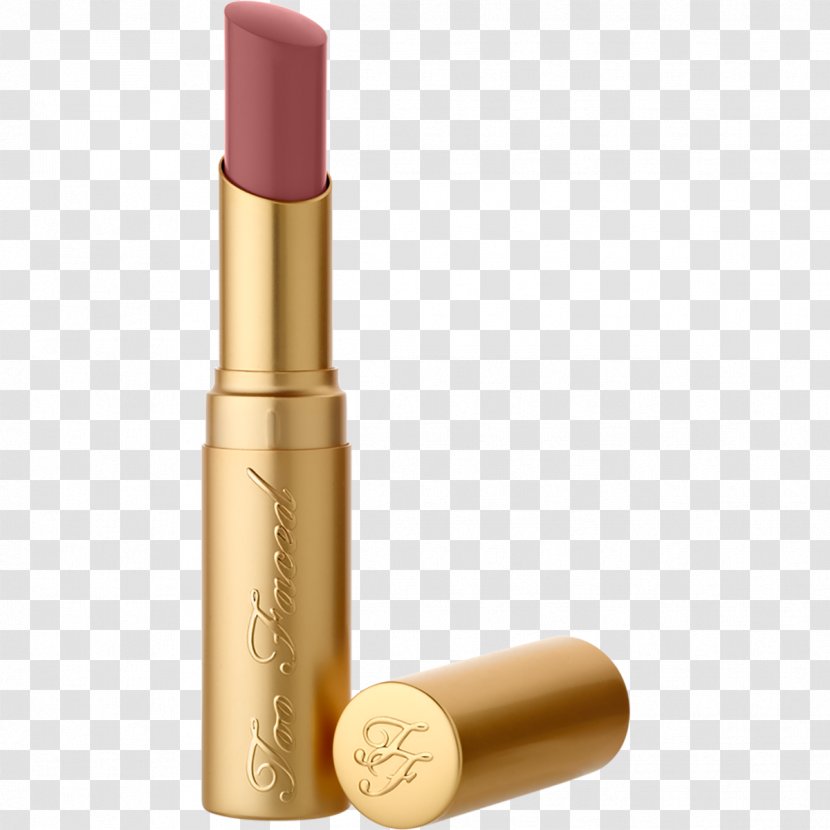 Lip Balm Too Faced La Crème Color Drenched Lipstick Cosmetics Cream - Sephora - Bear Honey Transparent PNG