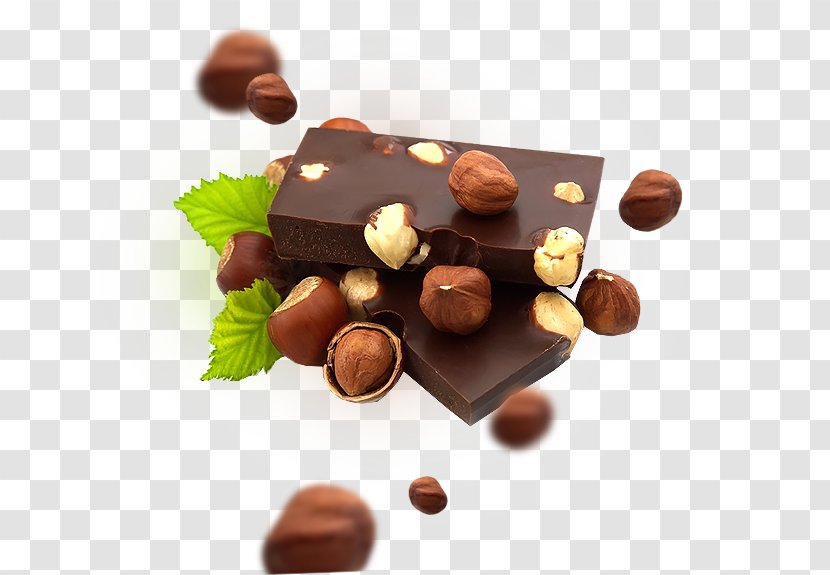 Praline Chocolate Truffle Hazelnut Bar - Bonbon Transparent PNG