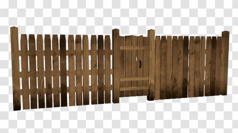 Picket Fence Wood Texture Mapping Chain-link Fencing - Grain Transparent PNG