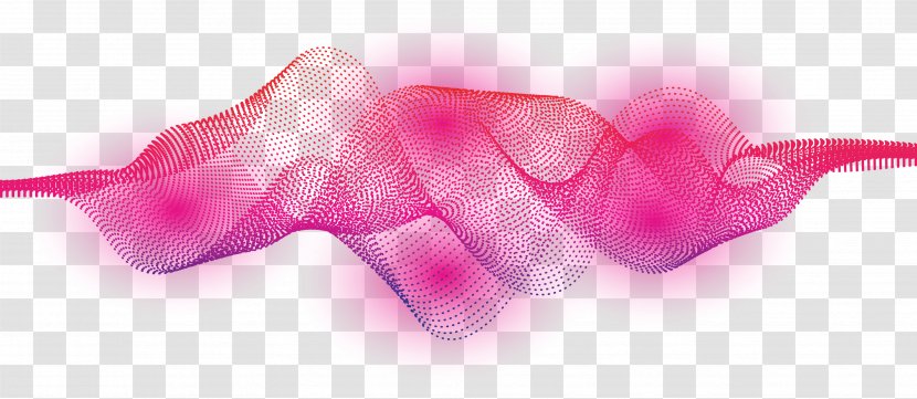 Sound Euclidean Vector Wave - Curve - Fantasy Pink Picture Transparent PNG