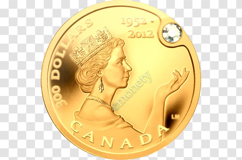 Canada Diamond Jubilee Of Elizabeth II Coin Royal Canadian Mint Transparent PNG