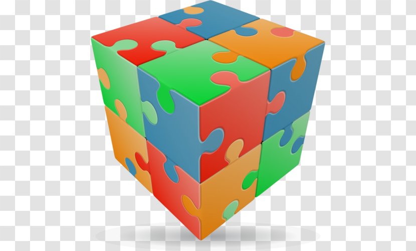 Jigsaw Puzzles Puzz 3D V-Cube 7 Rubik's Cube - Vcube Transparent PNG