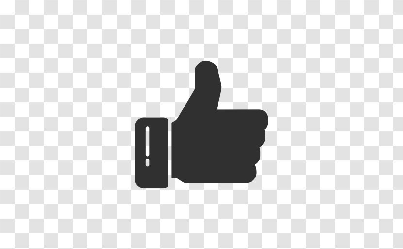 Facebook Like Button Thumb Signal - Thumbs Up Transparent PNG