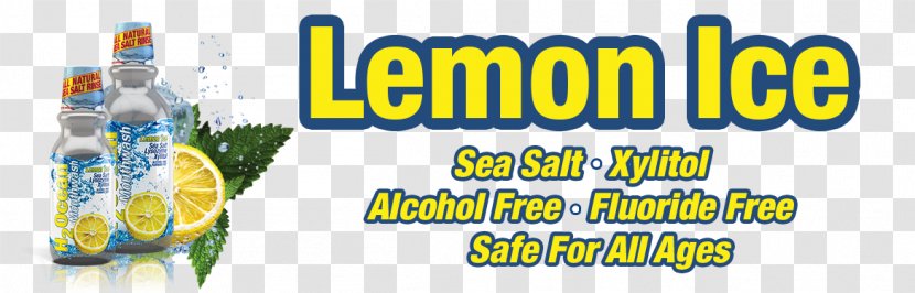 Bottle Water Font - Lemon Ice Transparent PNG