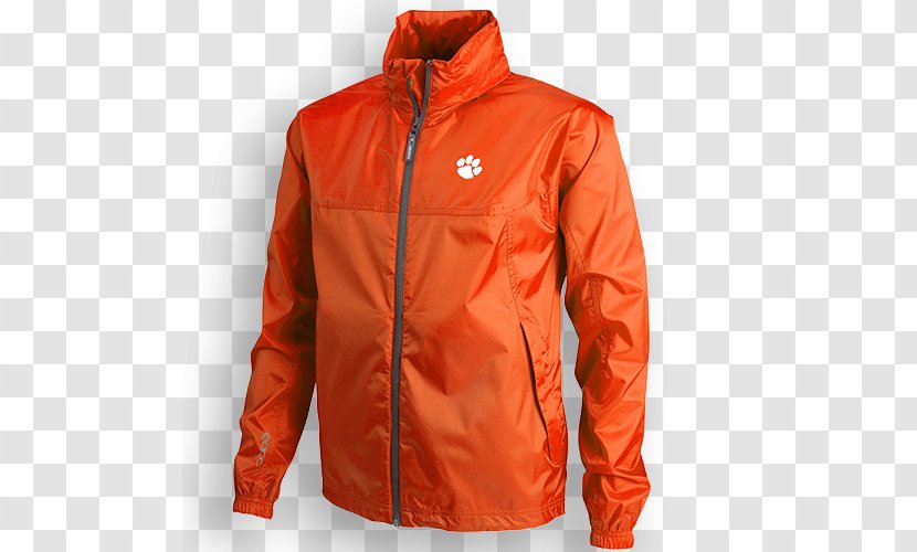 Jacket - Orange - Rain Gear Transparent PNG
