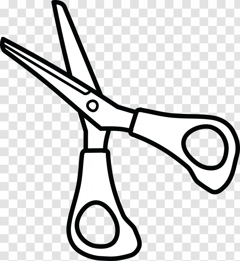 Hair-cutting Shears Scissors Clip Art - Drawing - Profiled Vector Transparent PNG
