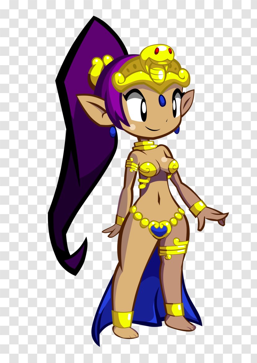 Shantae: Half-Genie Hero Shantae And The Pirate's Curse Video Game Sprite - Yellow - Genie Transparent PNG