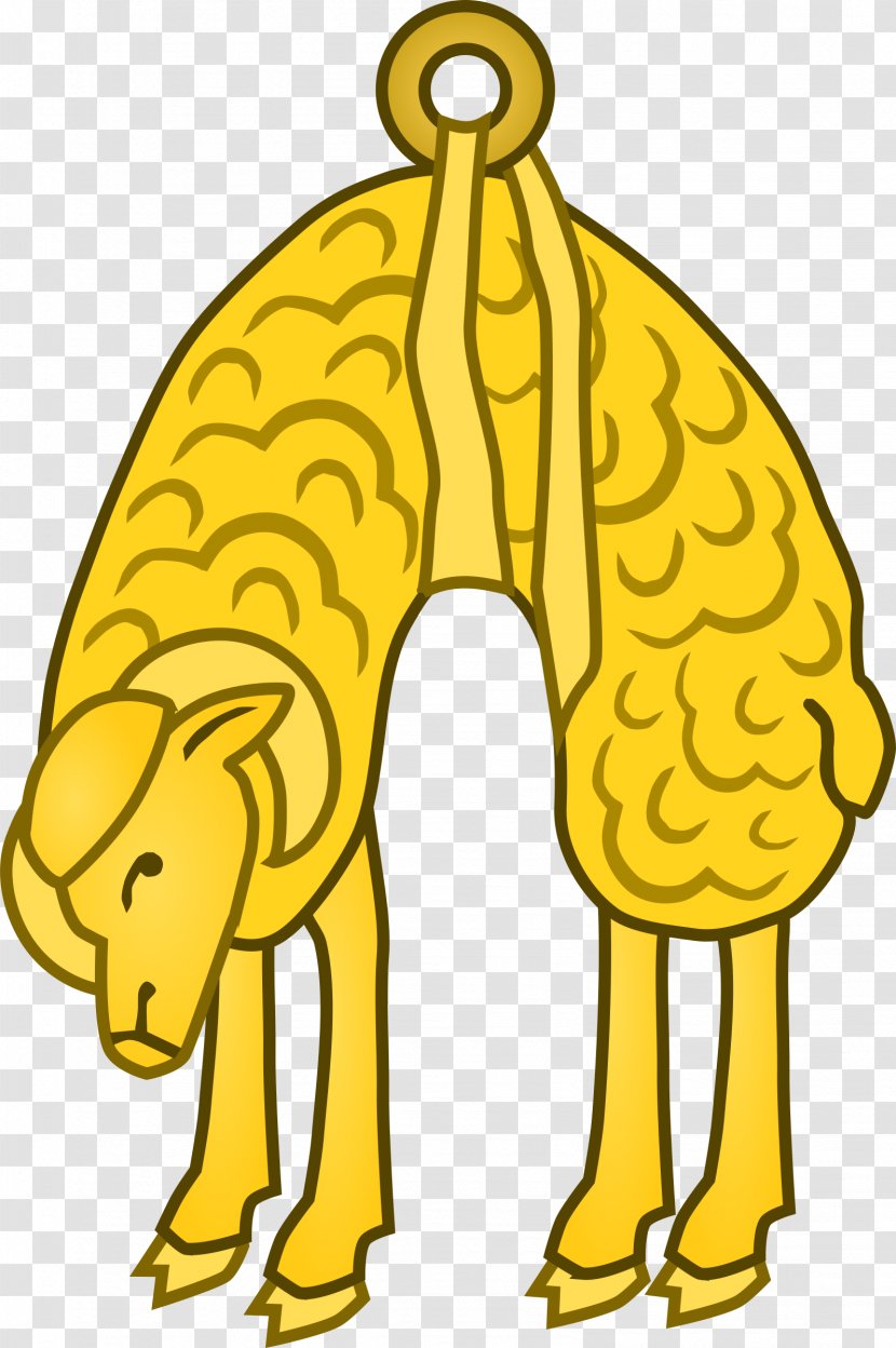 Wool Sheep Drawing Clip Art - Yellow - The Golden Girdle Transparent PNG