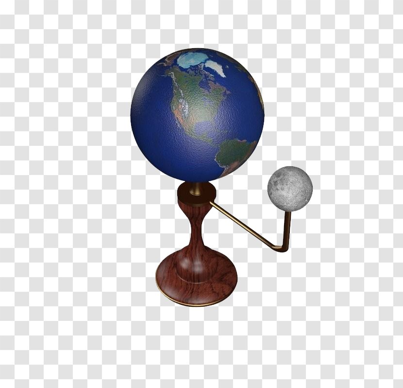 Earth Globe Deskovxe1 Tektonika - Geocentric Orbit - Blue Model Transparent PNG