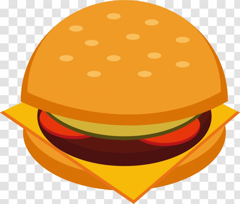 Hamburger Vector Graphics French Fries Food Pizza - Hat - Burgers Transparent PNG