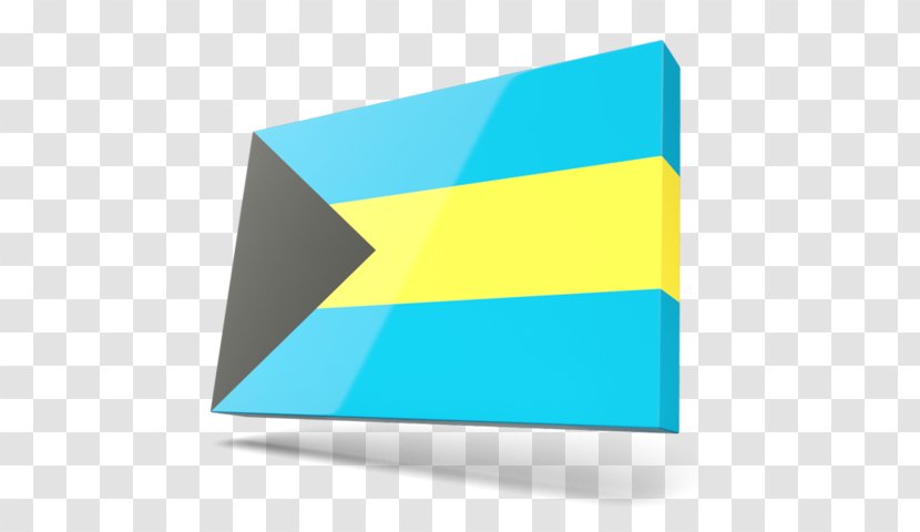 Logo Line Angle Brand - Aqua - Bahamas Flag Transparent PNG