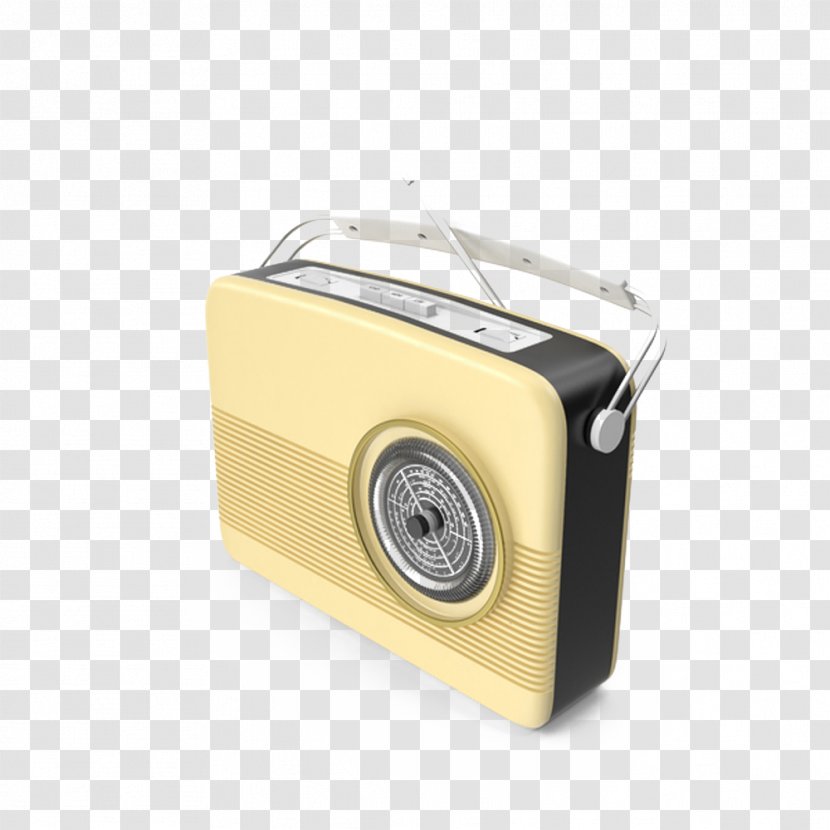 Radio Download - Technology - Vintage Yellow Transparent PNG