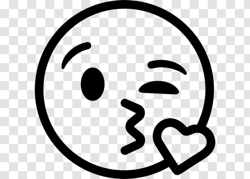 Emoji Kiss Love Drawing Emoticon - Rubber Stamp Transparent PNG