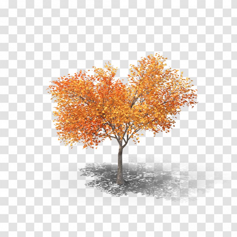 3D Modeling Tree Computer Graphics Autumn Autodesk 3ds Max - Watercolor Transparent PNG