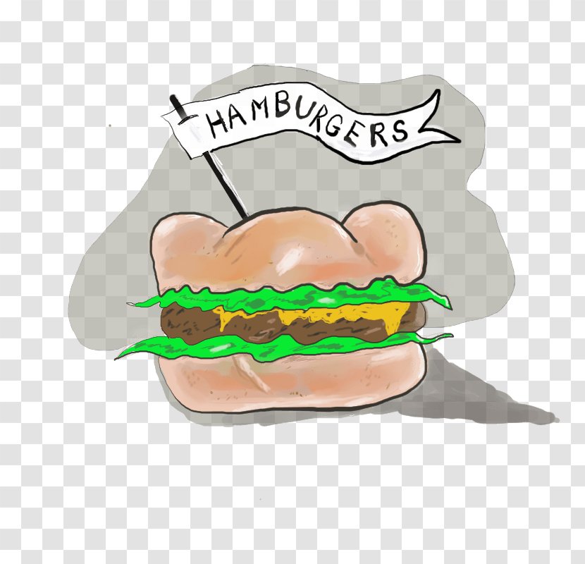 Fast Food Clip Art Jaw Text Messaging - 21 Mill Meat Sandwhich Transparent PNG