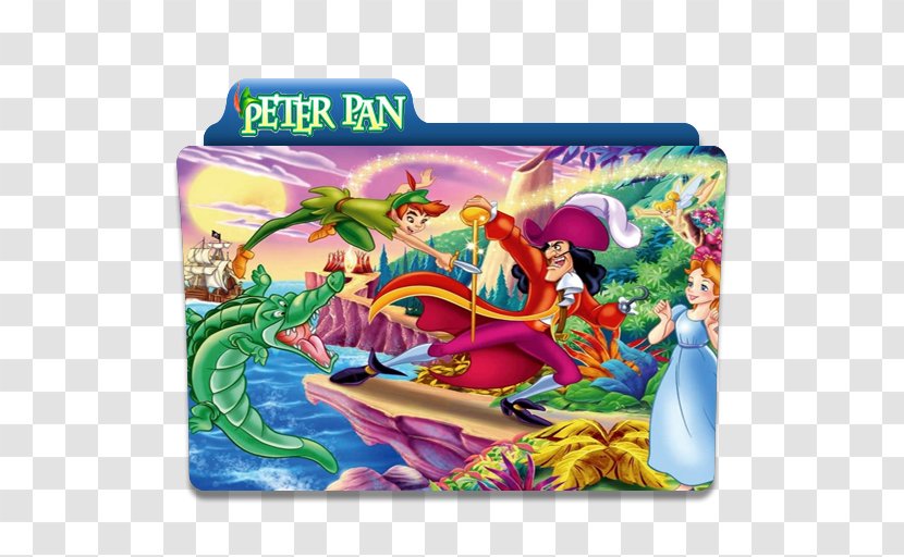 Peter Pan Tinker Bell Disney Fairies Captain Hook Desktop Wallpaper Transparent PNG
