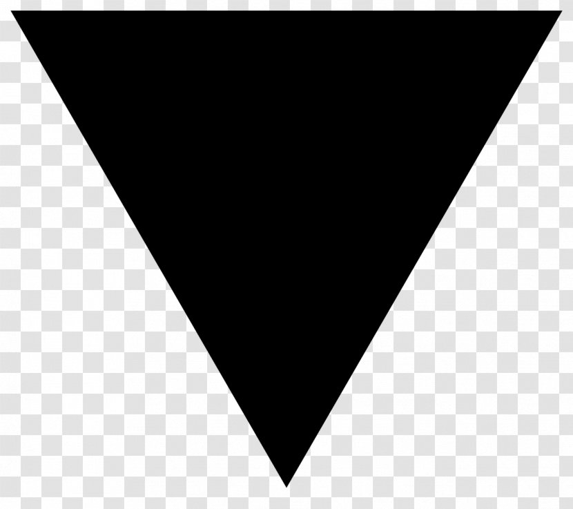 Symbol Logo Black Triangle Sign Information - Silhouette - Traingle Transparent PNG