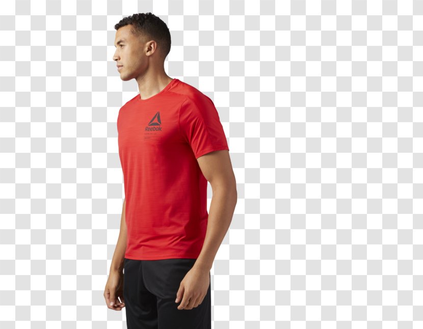 T-shirt Sportswear Sleeve Reebok - Tshirt - Model X Transparent PNG