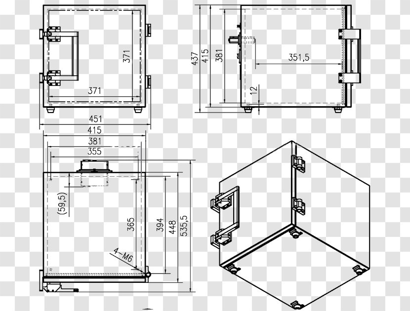 Technical Drawing Furniture Diagram Engineering - Design Transparent PNG