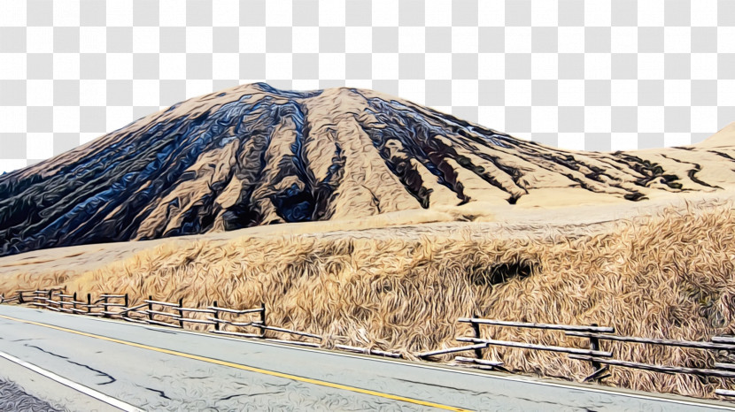 Spoil Tip Mountain Grasses Meter Transparent PNG