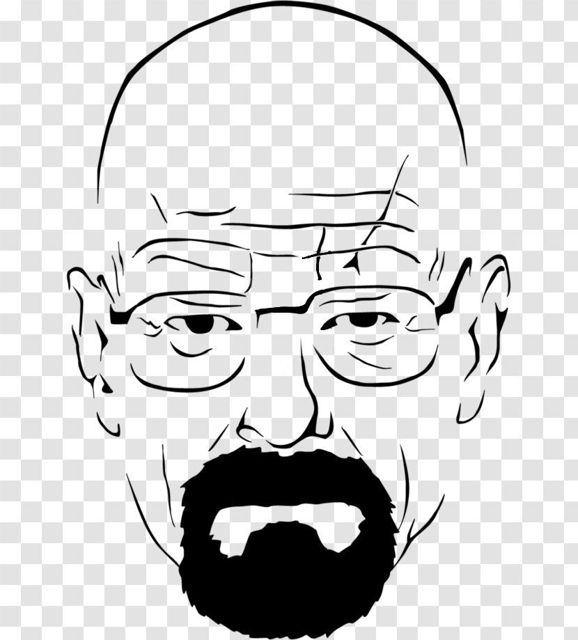 Walter White Drawing Line Art - Watercolor Transparent PNG