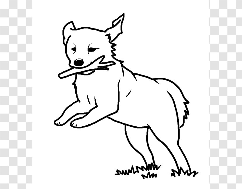 Dog Drawing Line Art Clip - Fictional Character Transparent PNG