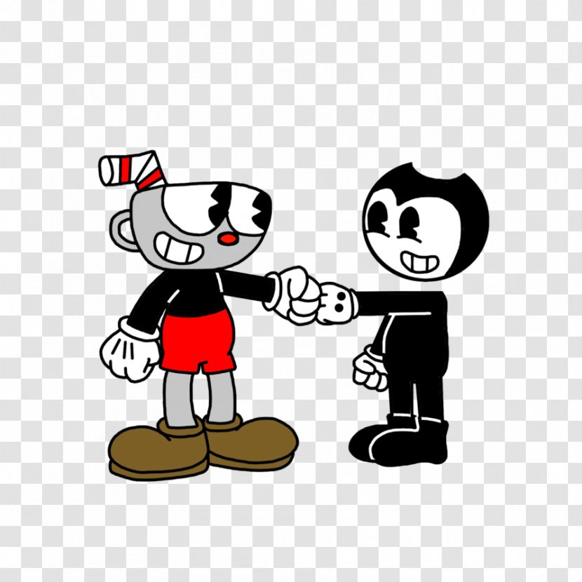 Cuphead Bendy And The Ink Machine Drawing Minnie Mouse Mickey - Flower - Play Dice Transparent PNG