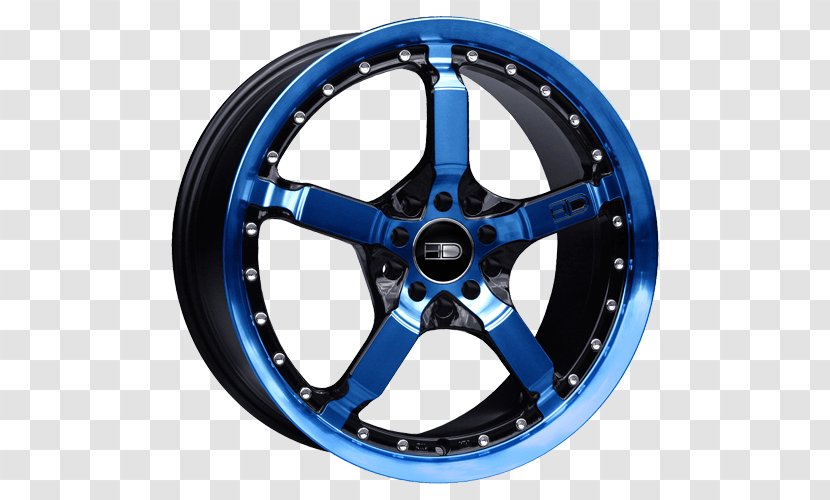 Alloy Wheel Car Tire Rim - Blue Transparent PNG