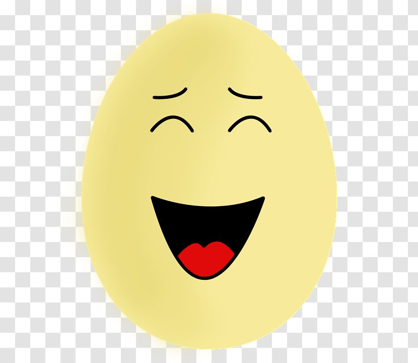 Smiley Egg Laughter Face - Smile Transparent PNG