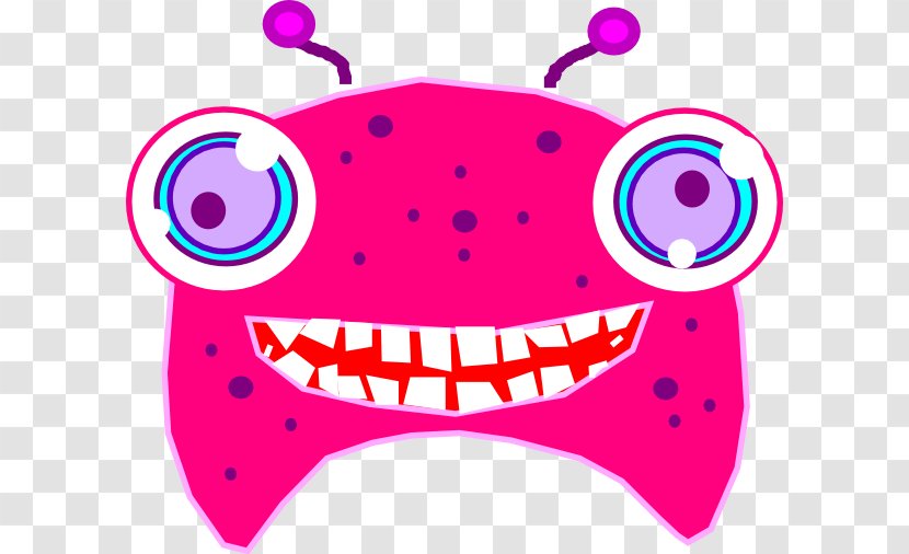 Alien Cartoon Clip Art - Magenta - Monster Inc Transparent PNG