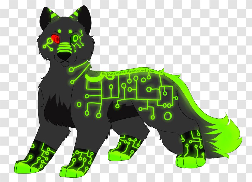 Cat Dog Green Puma Tail Transparent PNG