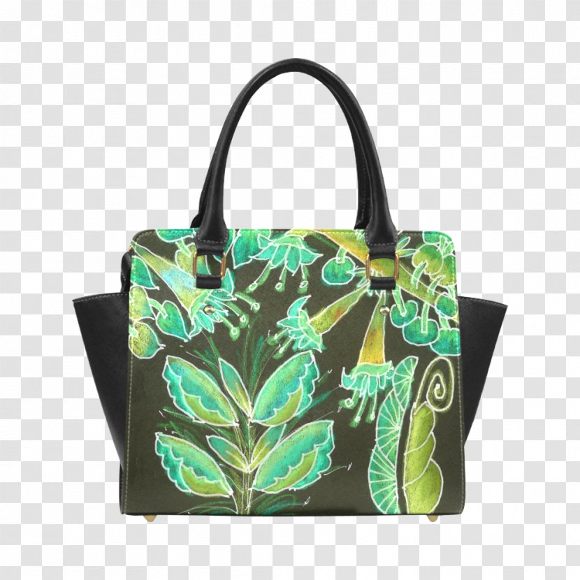 Tote Bag Handbag Leather Satchel - Green Transparent PNG