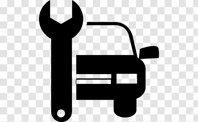 Car Automobile Repair Shop Motor Vehicle Service Maintenance Auto Mechanic - Black And White Transparent PNG
