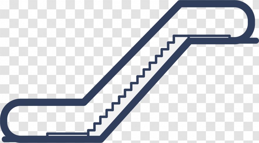 Escalator Stairs Elevator Euclidean Vector - Text - Cartoon Icon Transparent PNG