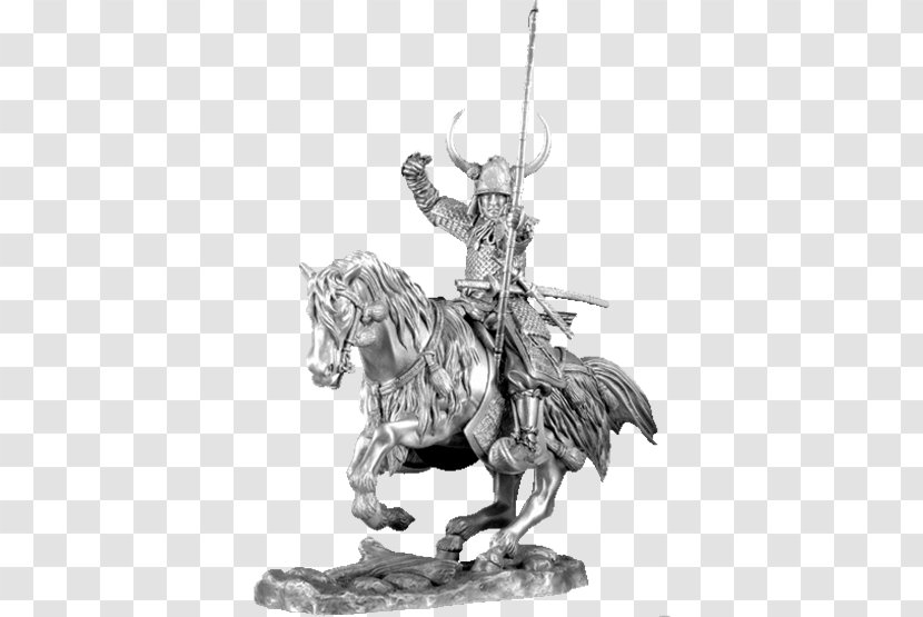 Middle Ages Figurine Statue Samurai Sculpture - Mythical Creature Transparent PNG