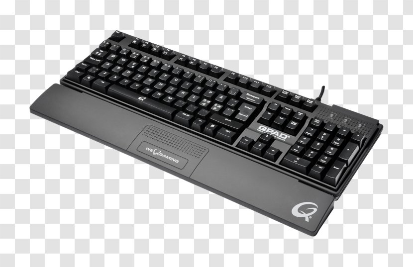 Computer Keyboard Gaming Keypad Electrical Switches Video Game Headphones - Technology Transparent PNG