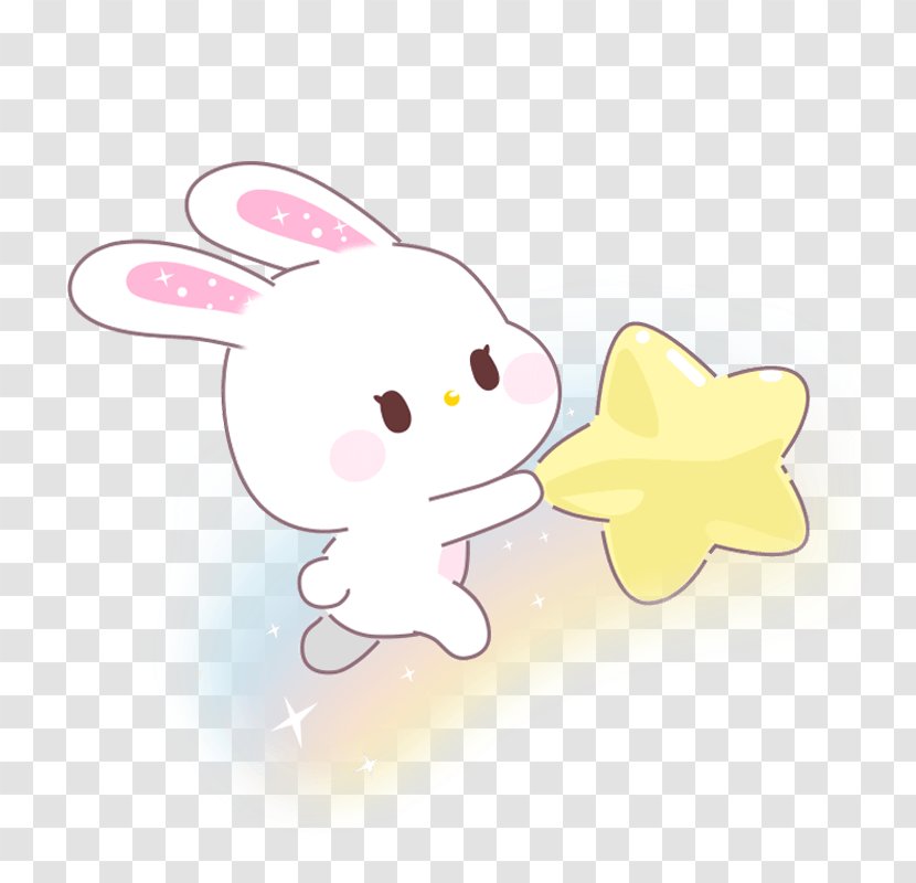 Easter Bunny Background - Ear Rabbits And Hares Transparent PNG