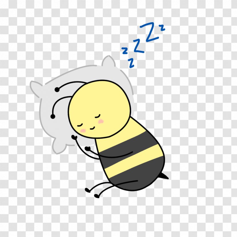 Insect Sweat Bees Honey Bee Sting Clip Art - Sleeping Transparent PNG
