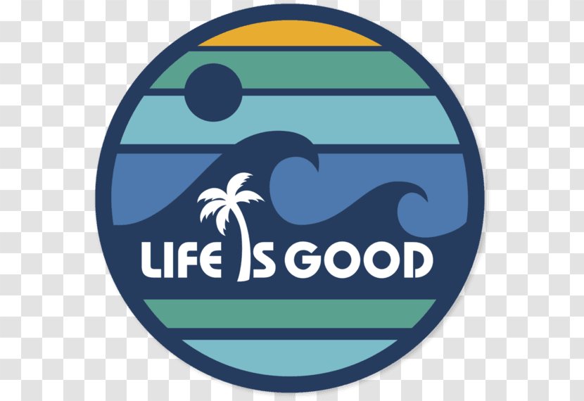 Sticker Decal Life Is Good Company Die Cutting PT. Bukalapak - Sign - Circle Transparent PNG