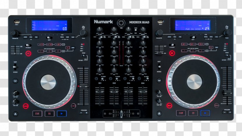 Numark Mixdeck Quad Disc Jockey NS7 III Audio Mixers - Phonograph - 10 Euro Note Transparent PNG