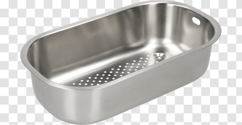 Bread Pan Kitchen Sink Bathroom - Plumbing Fixture - Stainless Steel Strainer Transparent PNG