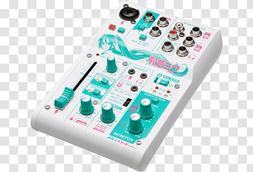 Audio Mixers Hatsune Miku Yamaha Corporation Crypton Future Media - Sound - Gamepad Transparent PNG