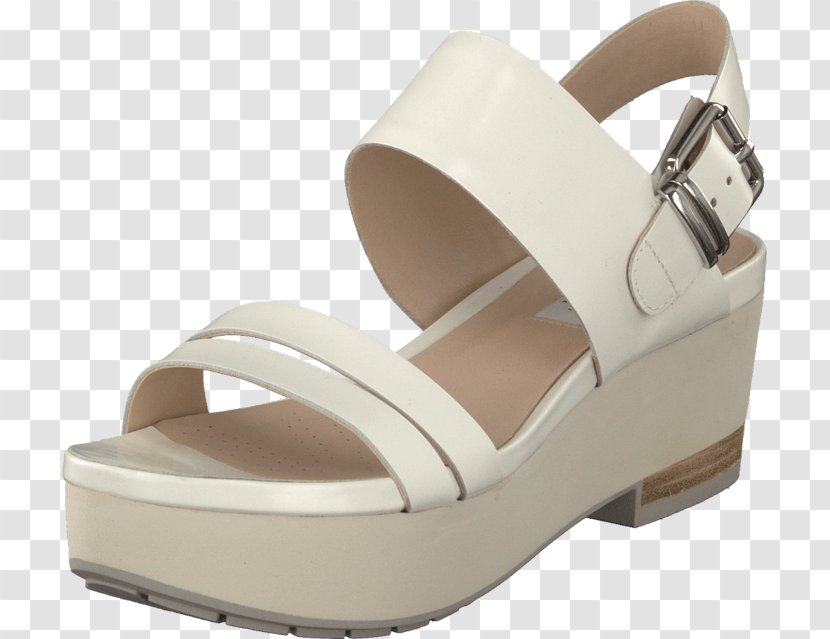 High-heeled Shoe C. & J. Clark White Clog - Sparkle Transparent PNG