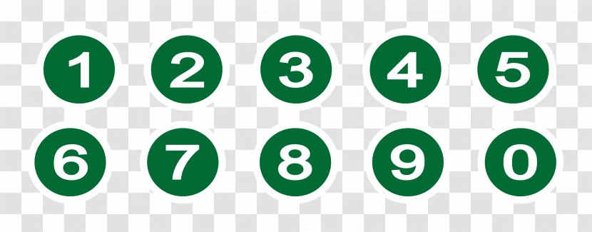 Number Circle Clip Art - Brand - NUMBERS Transparent PNG