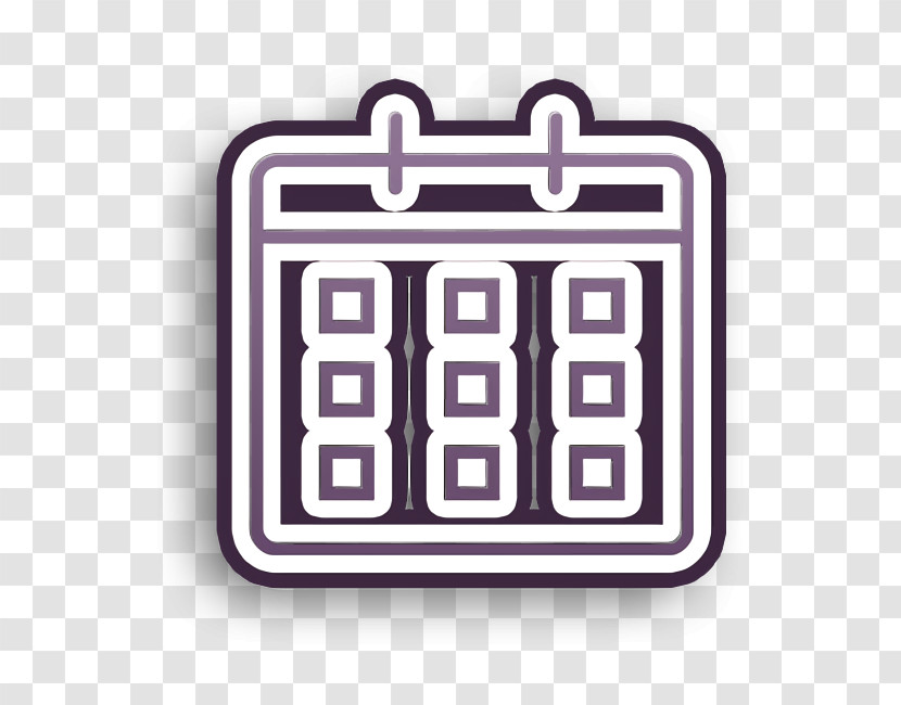 User Interface Icon Calendar Icon Transparent PNG