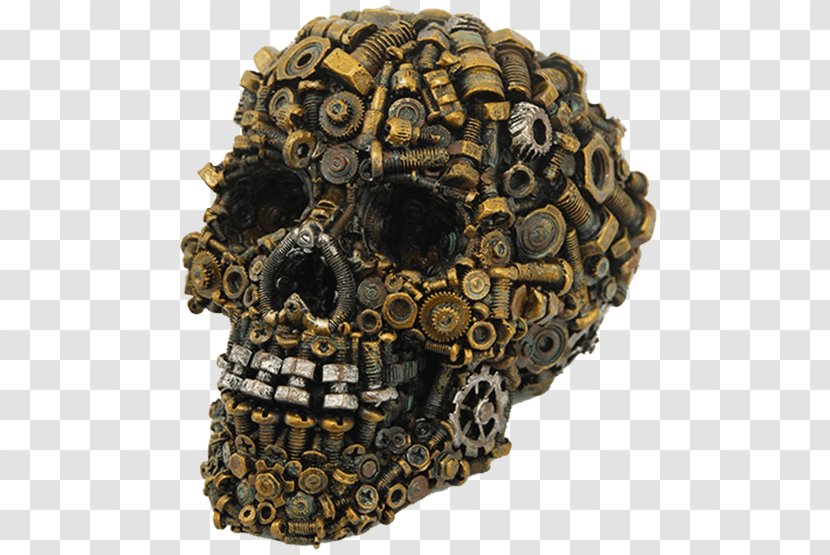 Totenkopf Steampunk Skull Screw 髑髏 Transparent PNG