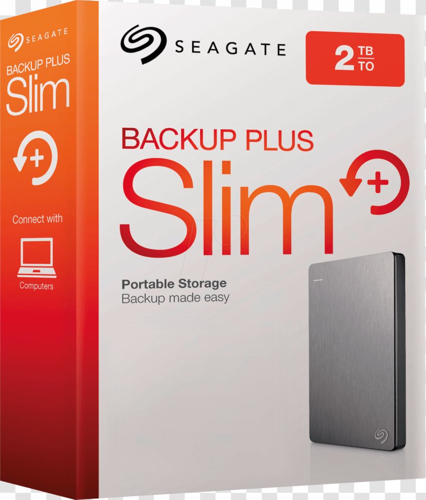 Seagate Backup Plus Slim Portable Hard Drives Expansion Desktop Technology - Hub Transparent PNG