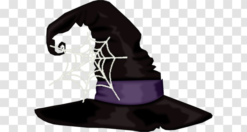 Halloween Hat Illustration - Black Pointed Transparent PNG