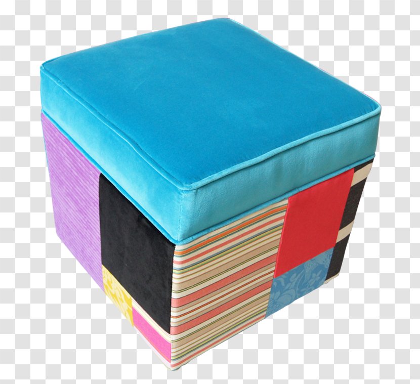 Rectangle Turquoise - Square Stool Transparent PNG
