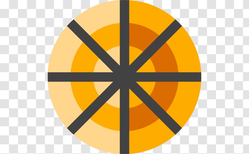 Car Steering Wheel Ships Boat - Orange - Target Transparent PNG